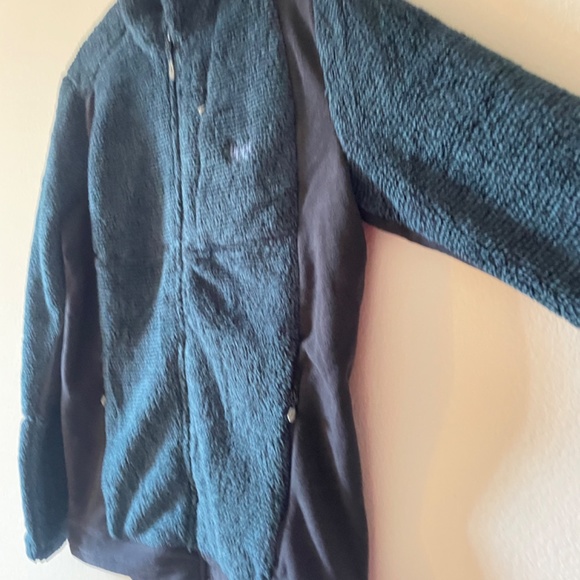 Uppi Men's Performance Fleece Zip Up Dark-Blue Jacket in size L NWOT - Picture 3 of 13